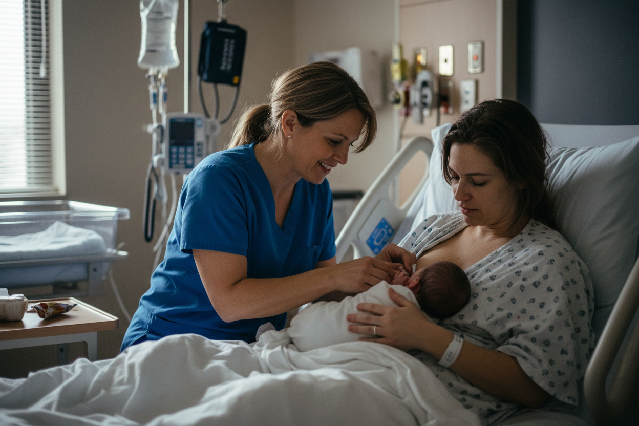 What Hospital Maternity Nurses Actually Do to Support Breastfeeding