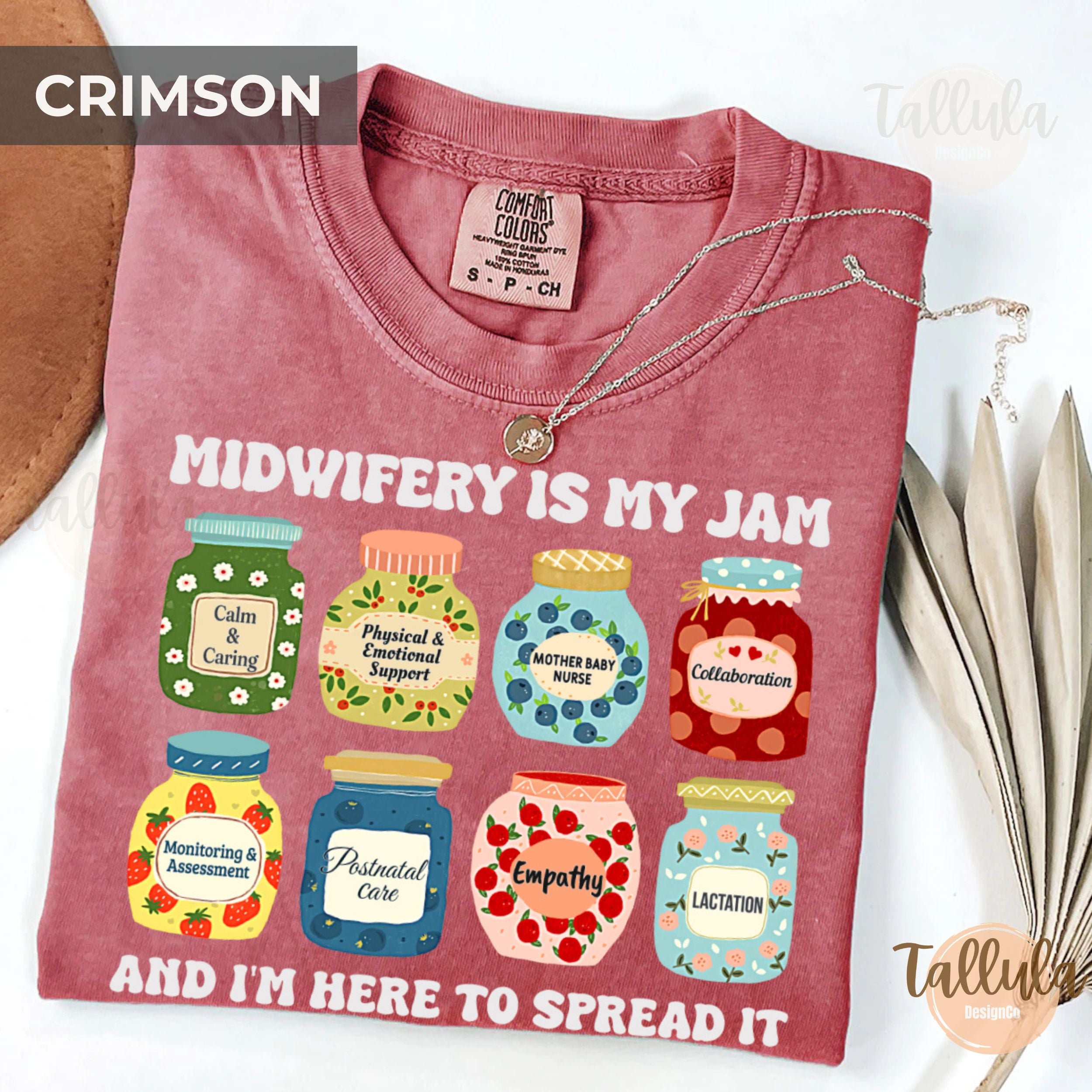 Midwifery Is My Jam Comfort Colors Shirt — Mother Baby Nurse Gift