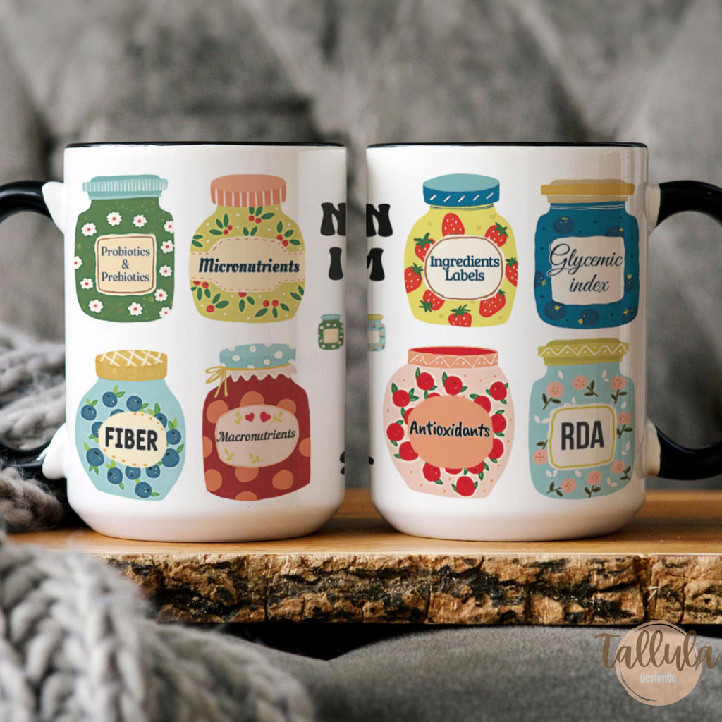 Nutritionist is My Jam Coffee Mug for Dietitian, Cute Nutritionist RD Gift