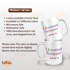 Personalized Licensed Listener Coffee Mug – Custom Gift for Counselors & Therapists