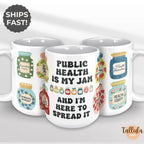 Public Health Nurse Coffee Mug, Community Health Registered Nurse PHN Epidemiologist