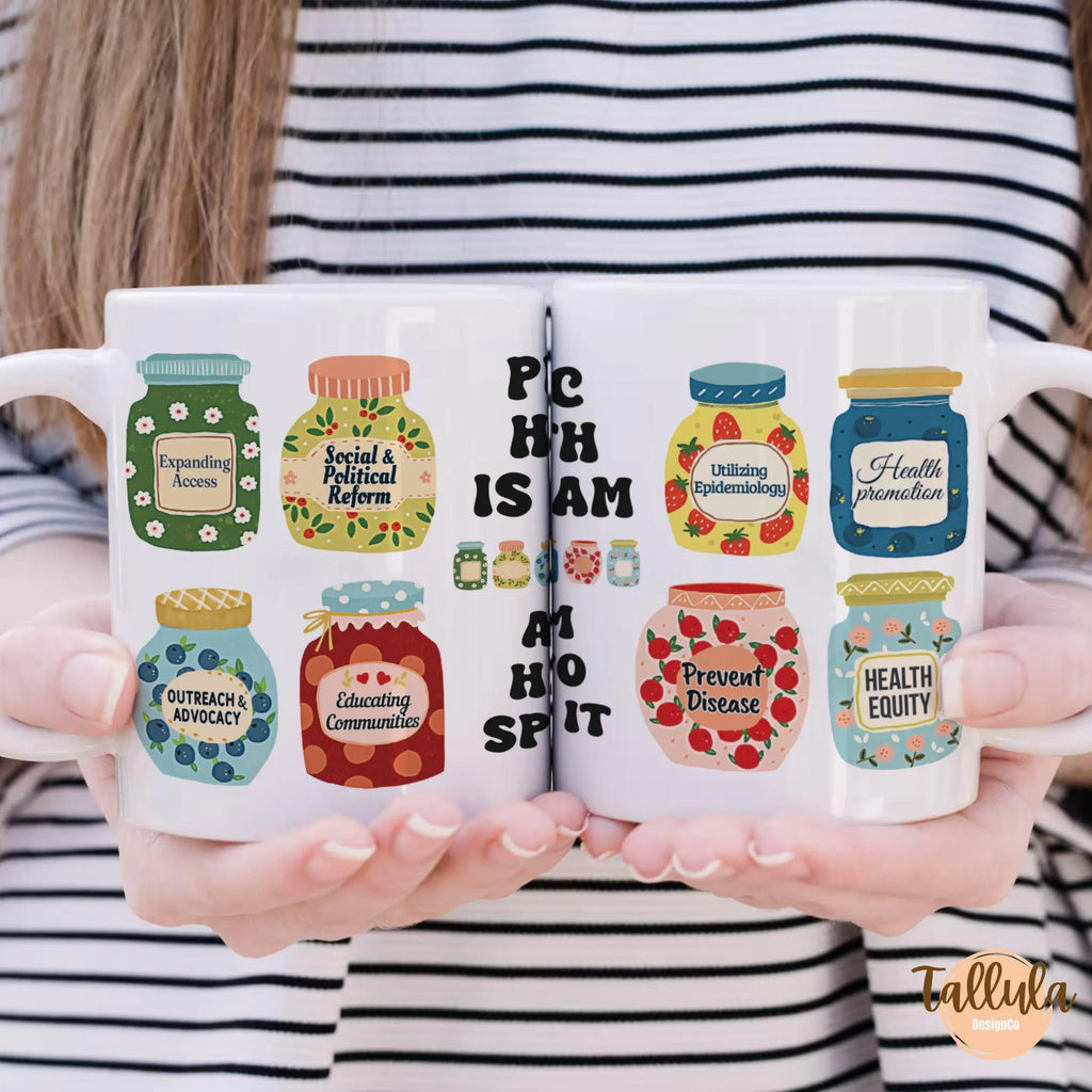 Public Health Nurse Coffee Mug, Community Health Registered Nurse PHN Epidemiologist