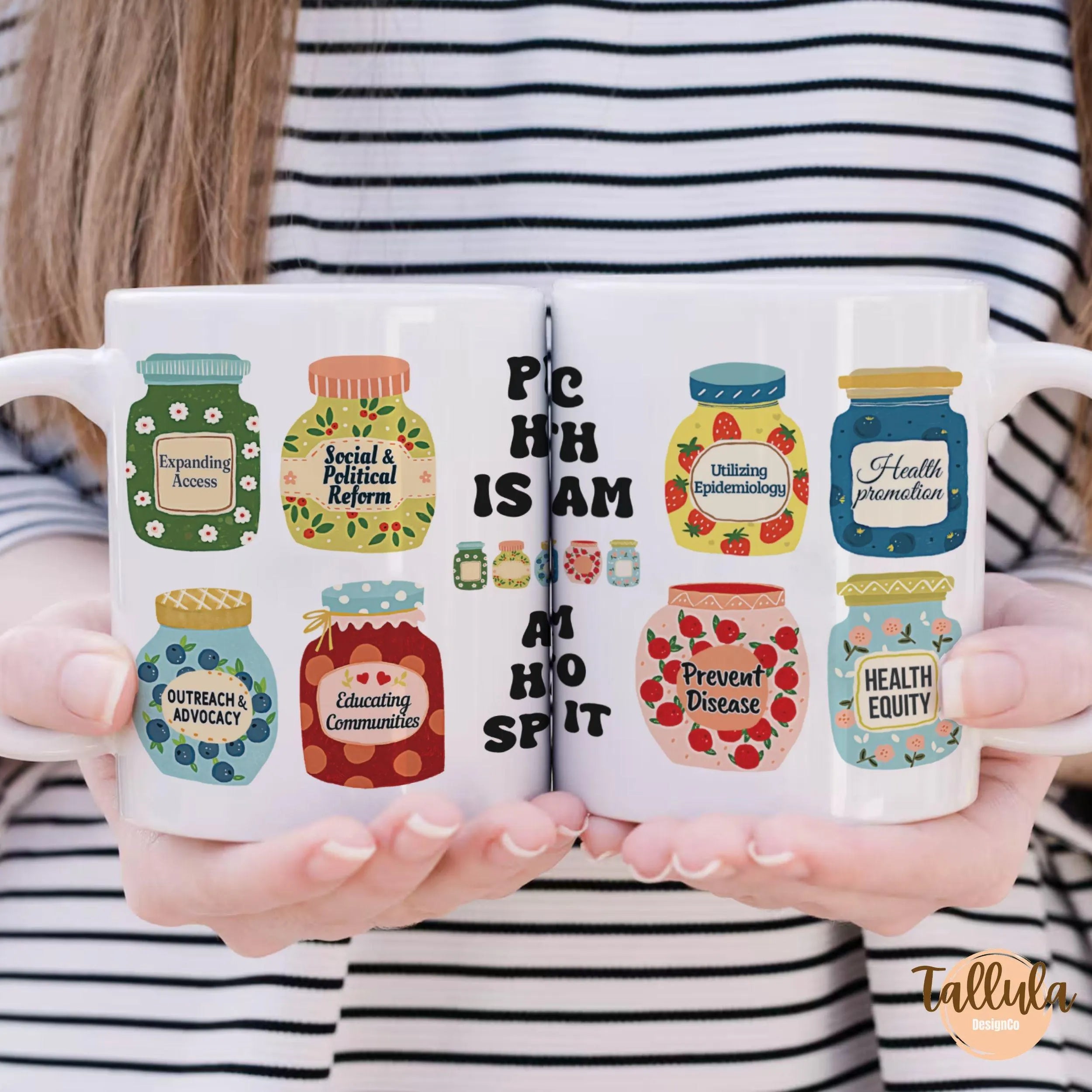 Public Health Nurse Coffee Mug, Community Health Registered Nurse PHN Epidemiologist