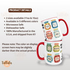 Nutritionist is My Jam Coffee Mug for Dietitian, Cute Nutritionist RD Gift