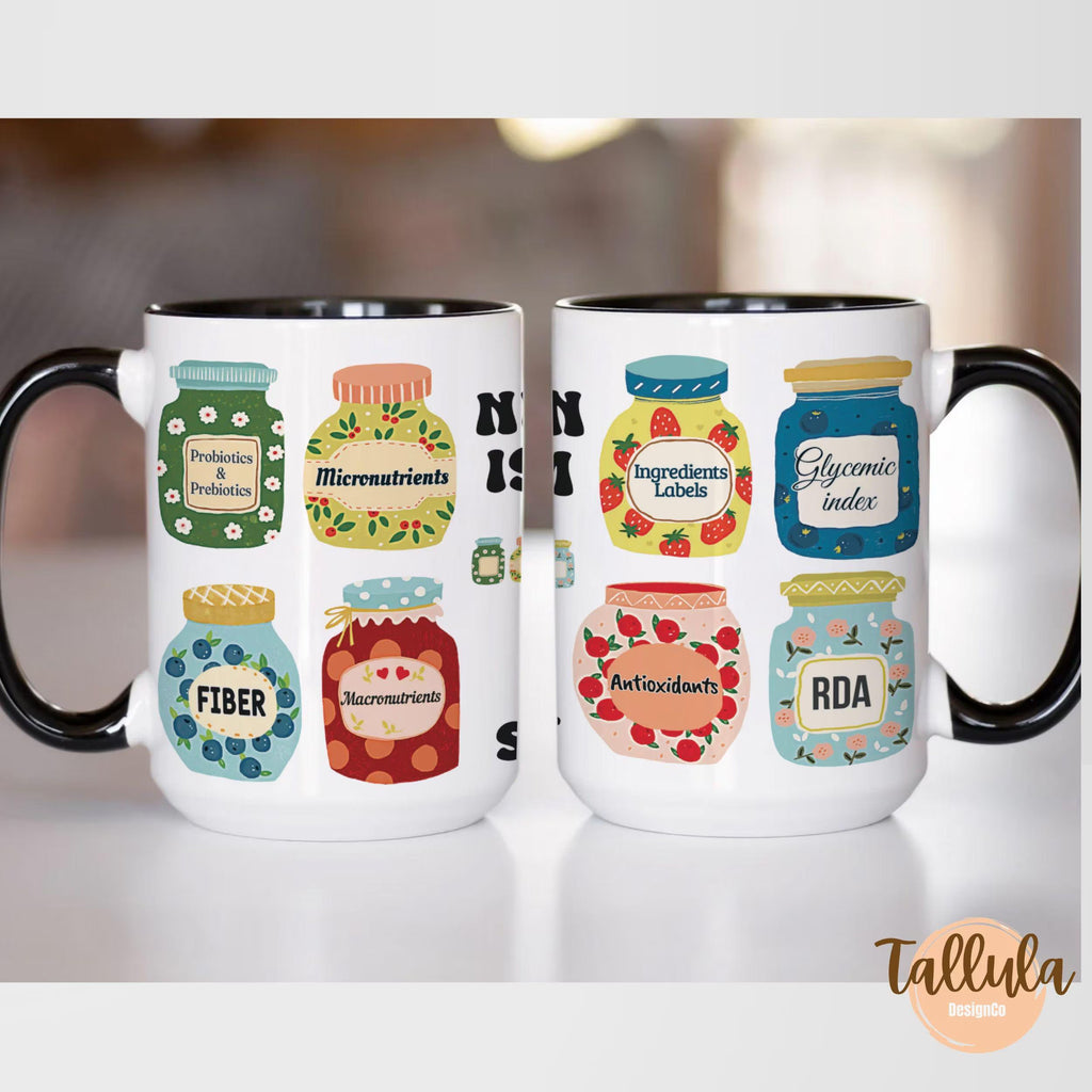 Nutritionist is My Jam Coffee Mug for Dietitian, Cute Nutritionist RD Gift
