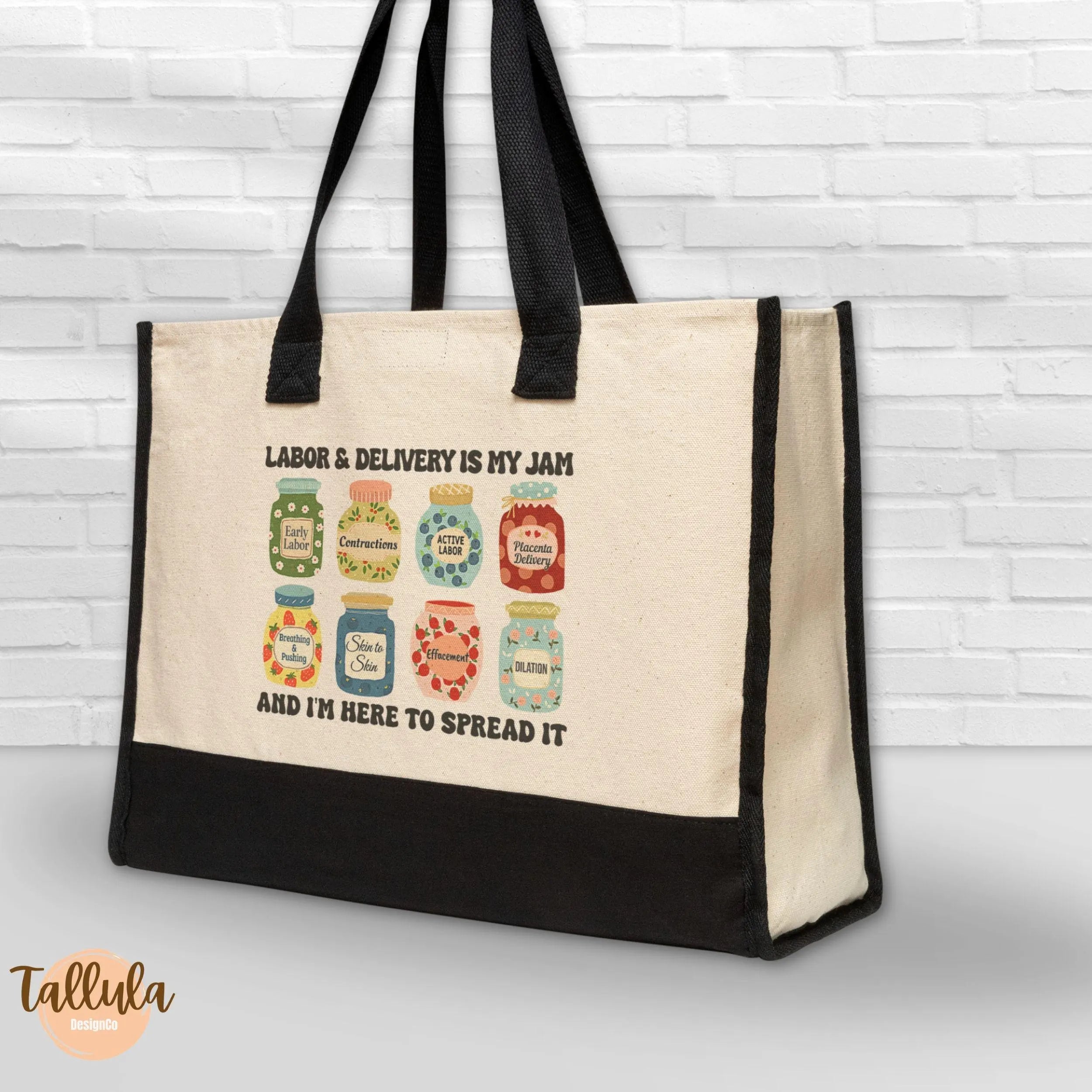 Labor & Delivery Nurse Tote Bag — Mother Baby & Maternity Nurse Gift