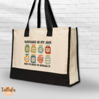 Daycare Teacher Tote Bag – “Daycare Is My Jam” – Childcare Teacher Team & Staff Gift