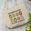 Vet Medicine is My Jam Tote Bag, Gift for Vet tech Veterinarian Doctor, DVM Veterinary Student