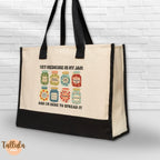 Vet Medicine is My Jam Tote Bag, Gift for Vet tech Veterinarian Doctor, DVM Veterinary Student