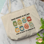 Room Parent is My Jam Tote Bag for Room Mom Dad Parents Guidance Team PTO PTA