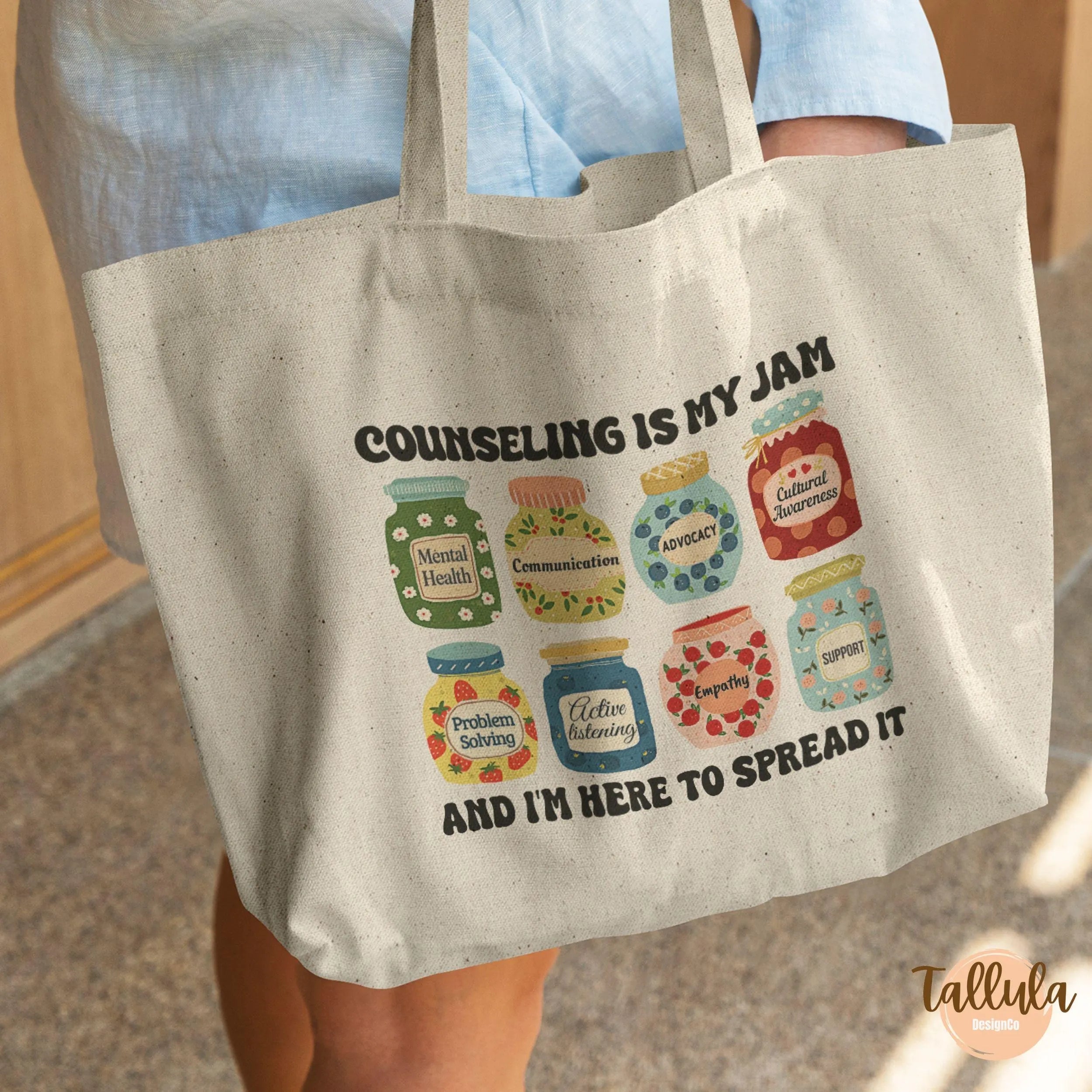 Counseling is my Jam Tote Bag - School Counselor Gift