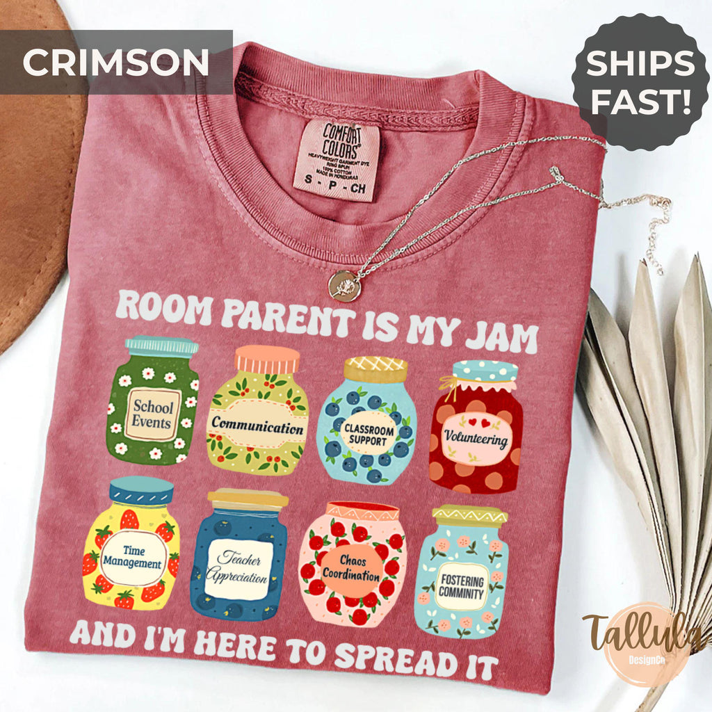 Room Parent is My Jam Comfort Colors Shirt - Gift for PTS PTO Volunteer