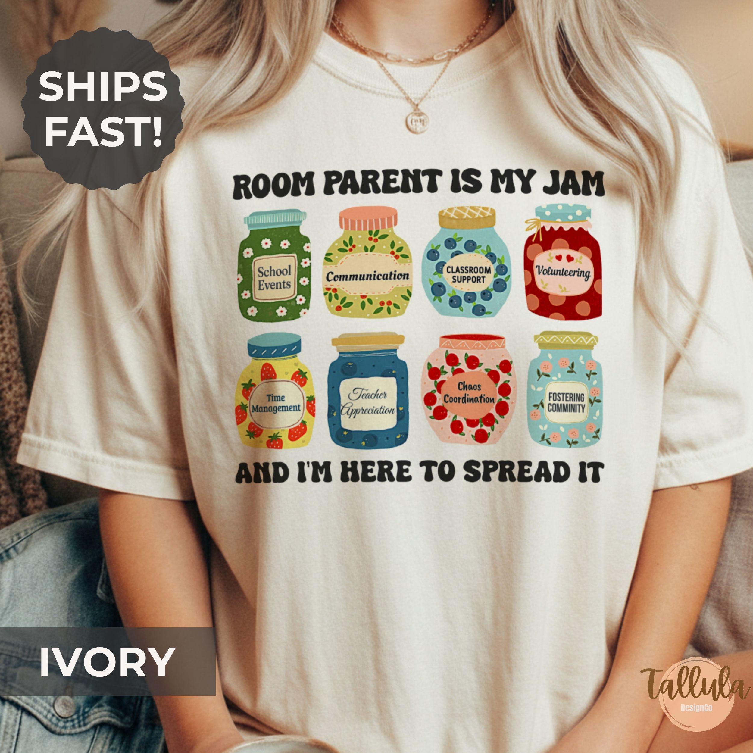 Room Parent is My Jam Comfort Colors Shirt - Gift for PTS PTO Volunteer