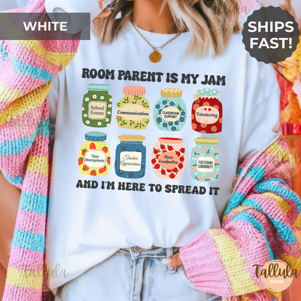Room Parent is My Jam Comfort Colors Shirt - Gift for PTS PTO Volunteer