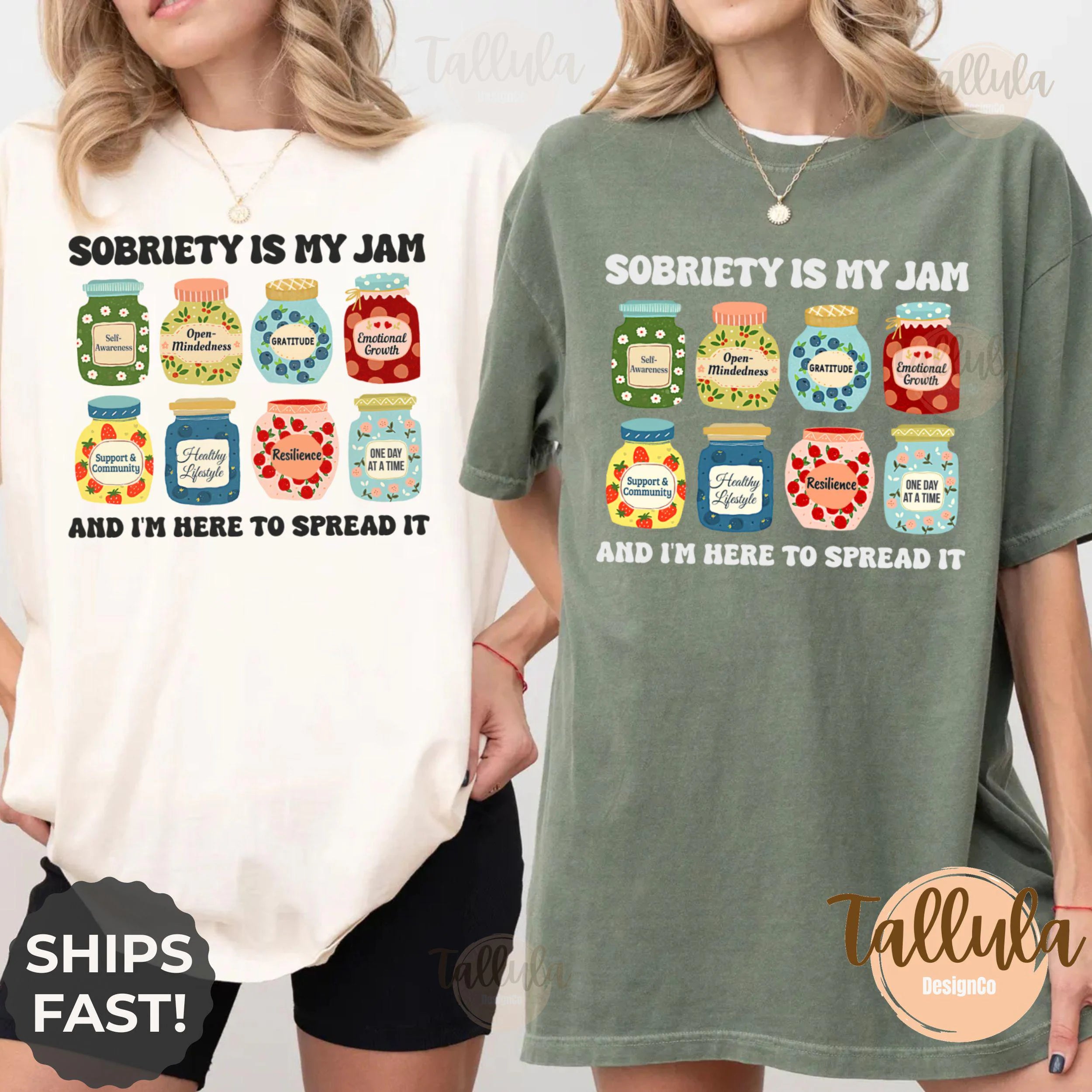 Sobriety is My Jam Comfort Colors Shirt Gift for AA Addiction We Do Recovery Support Group